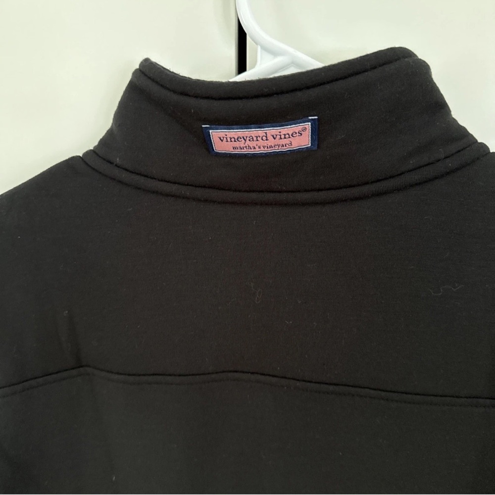 Vineyard Vines Dreamcloth® Shep Shirt® Women’s Size Small Black 1/4 Zip - Picture 4 of 8